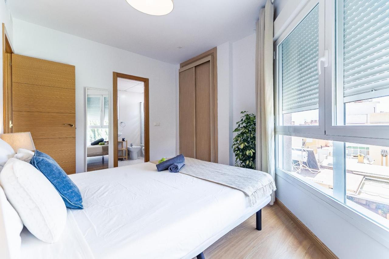 Modern Beach Apartment Valparaiso With Parking Malaga Luaran gambar
