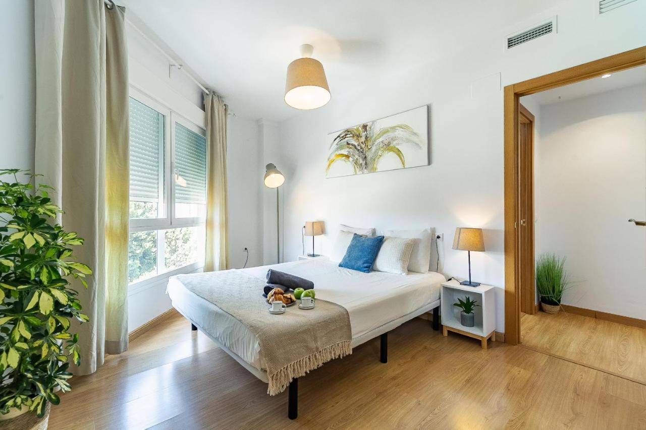 Modern Beach Apartment Valparaiso With Parking Malaga Luaran gambar